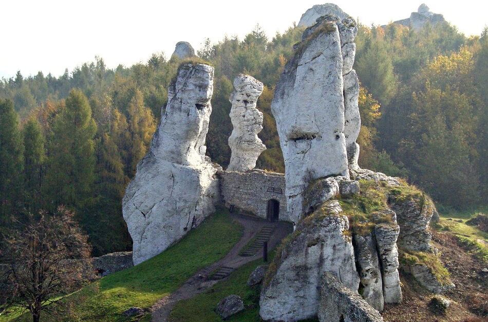 zwiedzanie zamku w ogrodziencu